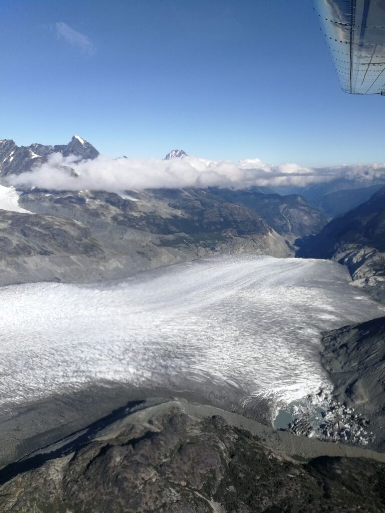 One of the glaciers from Monarch Icefields