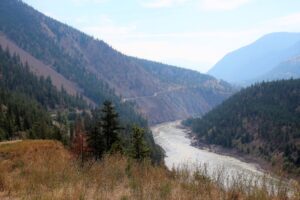 Fraser River and highway 12 south of Lillooet