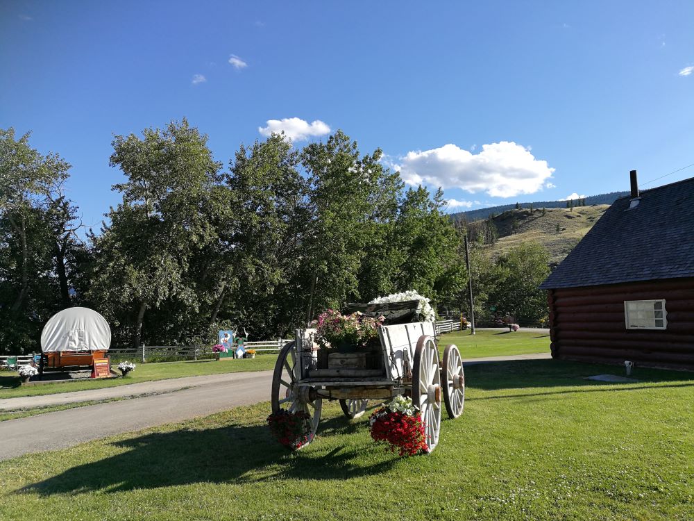Wagon camping at Hat Creek Ranch